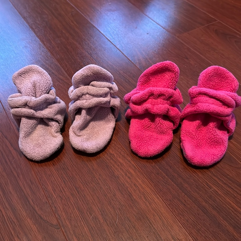 Fleece Zutano Booties 18mo Set